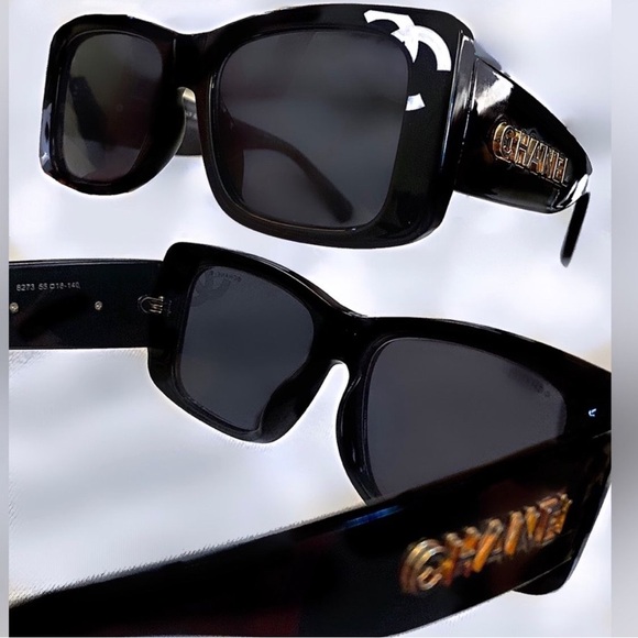 CHANEL CC Logo Square Sunglasses 71472 - Picture 12 of 14